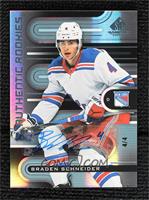 Authentic Rookies - Braden Schneider #/4