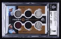 Ernie Els, Tiger Woods [BGS 9 MINT] #/10