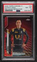 Future Stars - Guanyu Zhou [PSA 8 NM‑MT] #/5