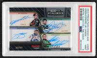 Jeff Gordon, Dale Earnhardt Jr., Jimmie Johnson, Mark Martin [PSA 9 M…