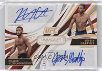 Justin Gaethje, Khabib Nurmagomedov #/25