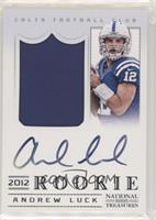 Rookie Signature Materials - Andrew Luck #/99