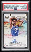 Shai Gilgeous-Alexander [PSA 10 GEM MT] #/199