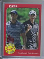 Tiger Woods, Collin Morikawa #/49