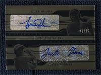 Tiger Woods, Justin Thomas #/15