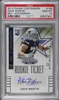 Zack Martin (Blue Jersey) [PSA 10 GEM MT]